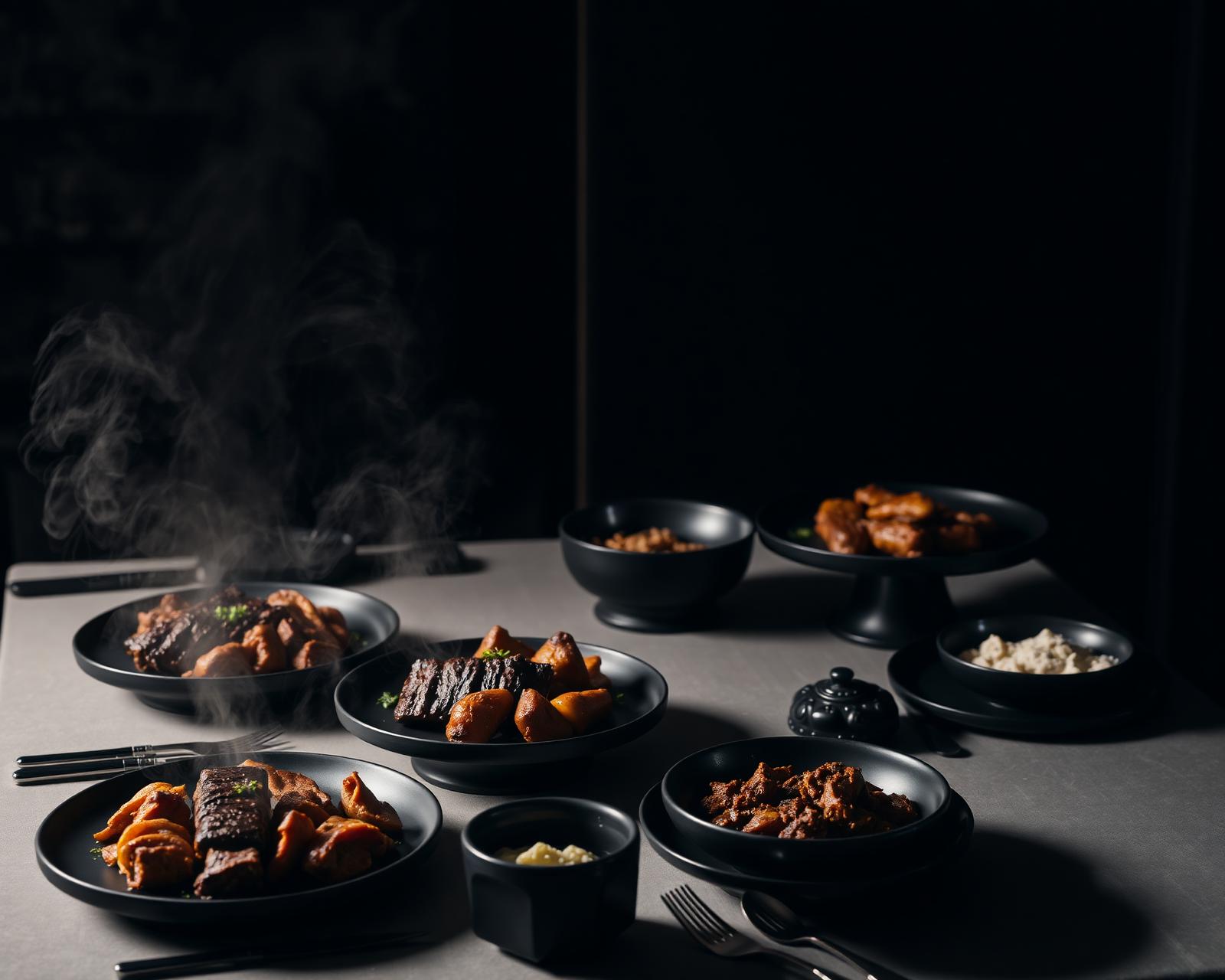 BBQ catering opstelling